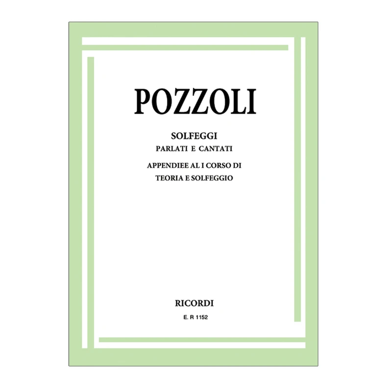 کتاب آموزش سلفژ پوزولی 1152 اثر اتوره پوزولی - تصویر 1